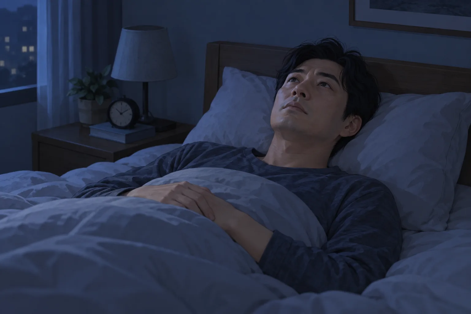 불면증을 겪는 성인