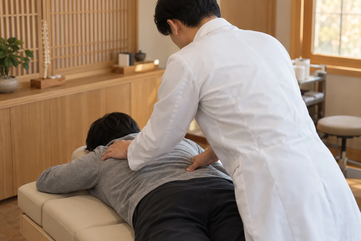 체형 교정 치료 장면