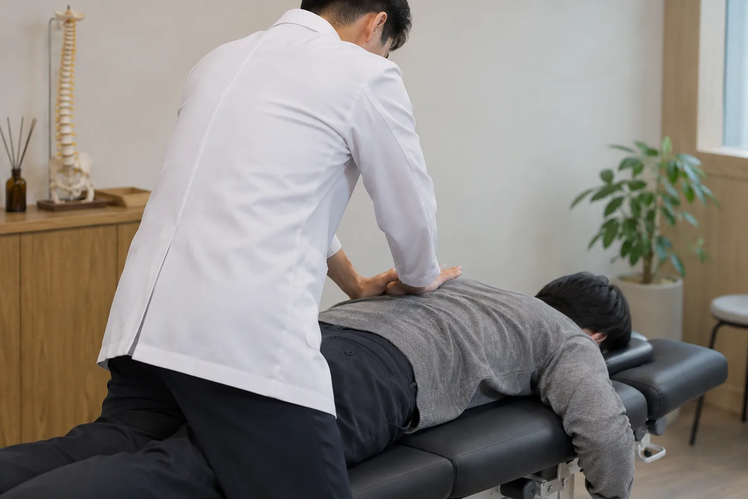 추나 치료 장면