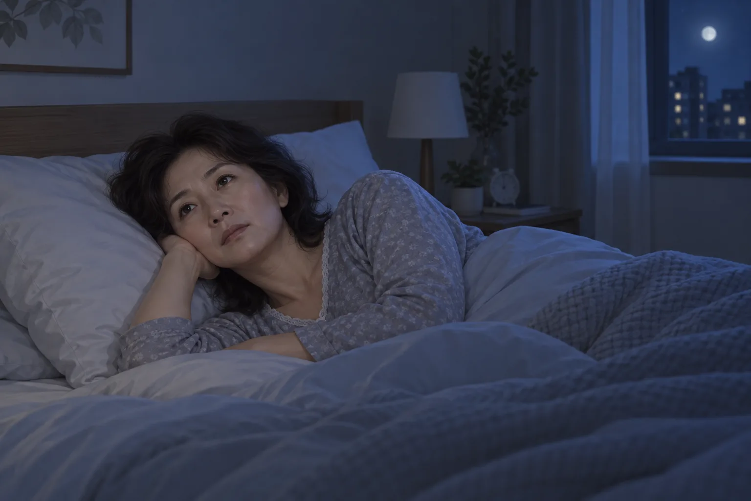 불면으로 힘든 밤