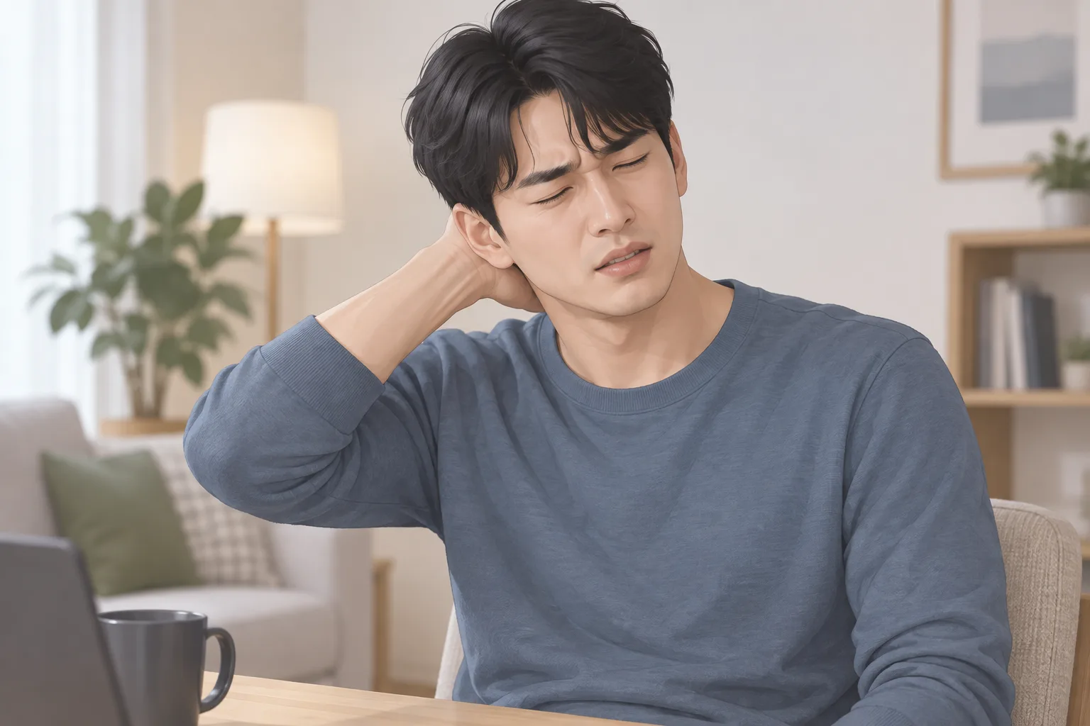 목 통증과 두통