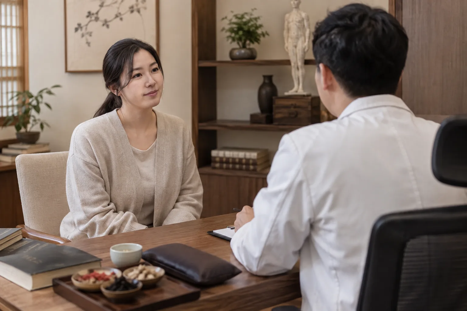 한의사 상담 장면