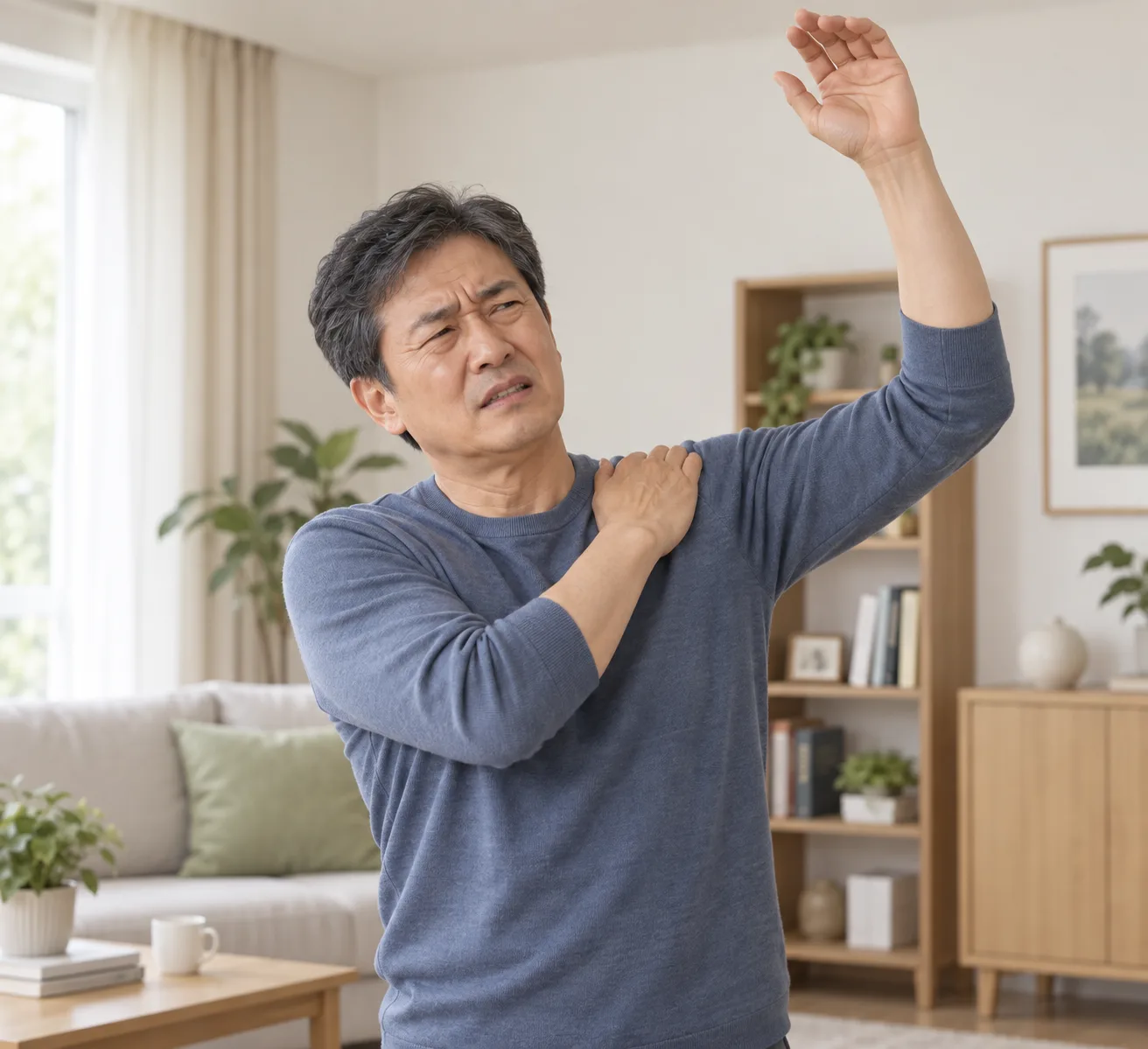 어깨 통증을 겪는 성인