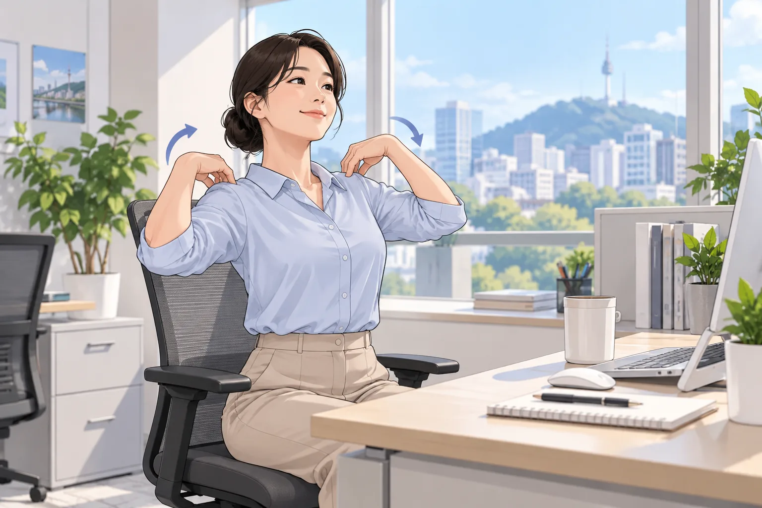 어깨 스트레칭