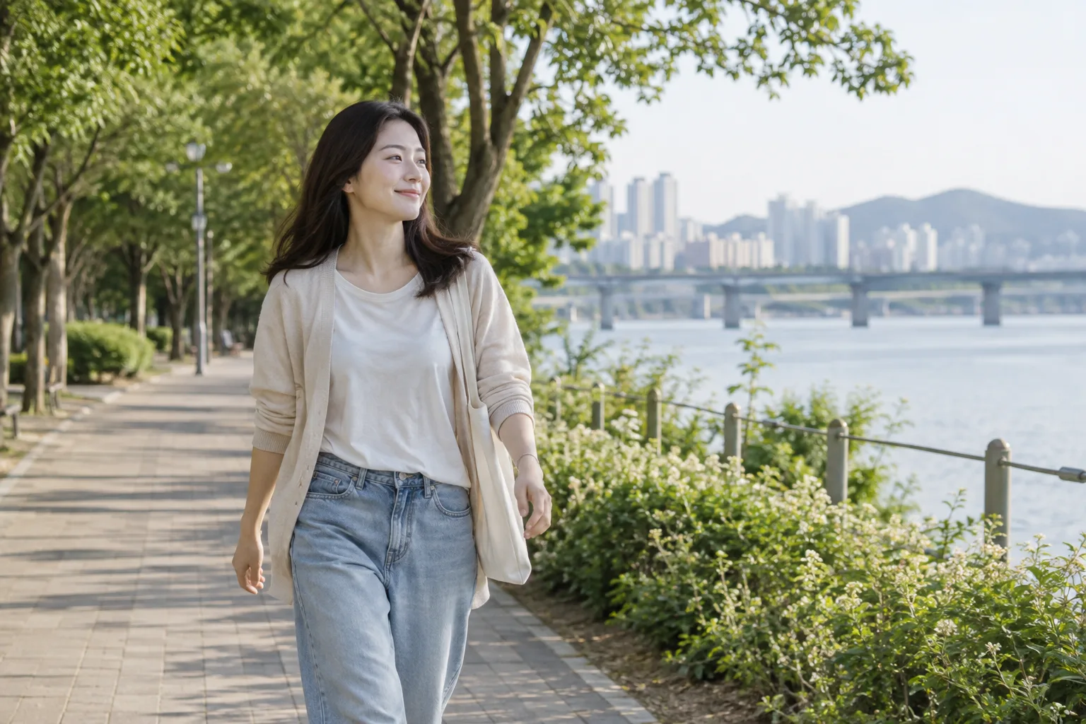 식후 가벼운 산책
