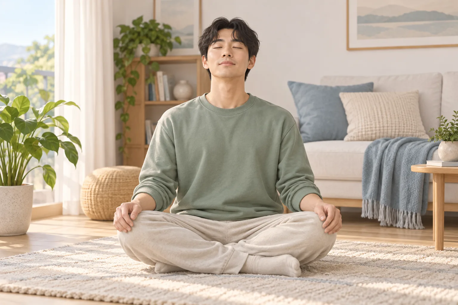 복식호흡