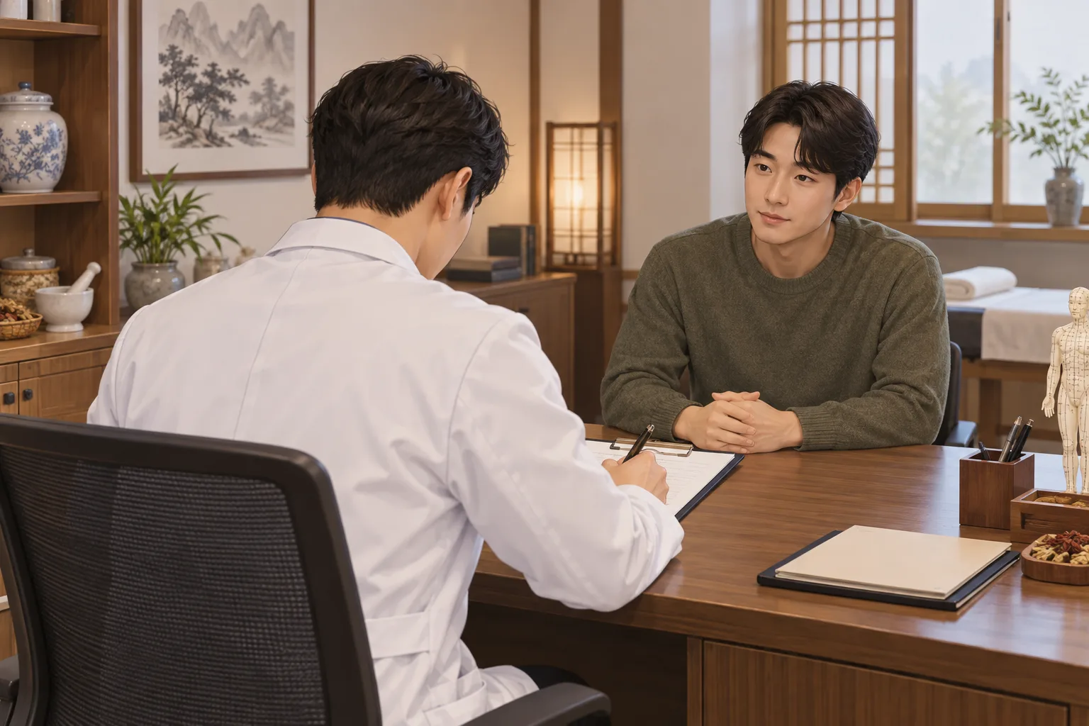 진단서 상담 장면