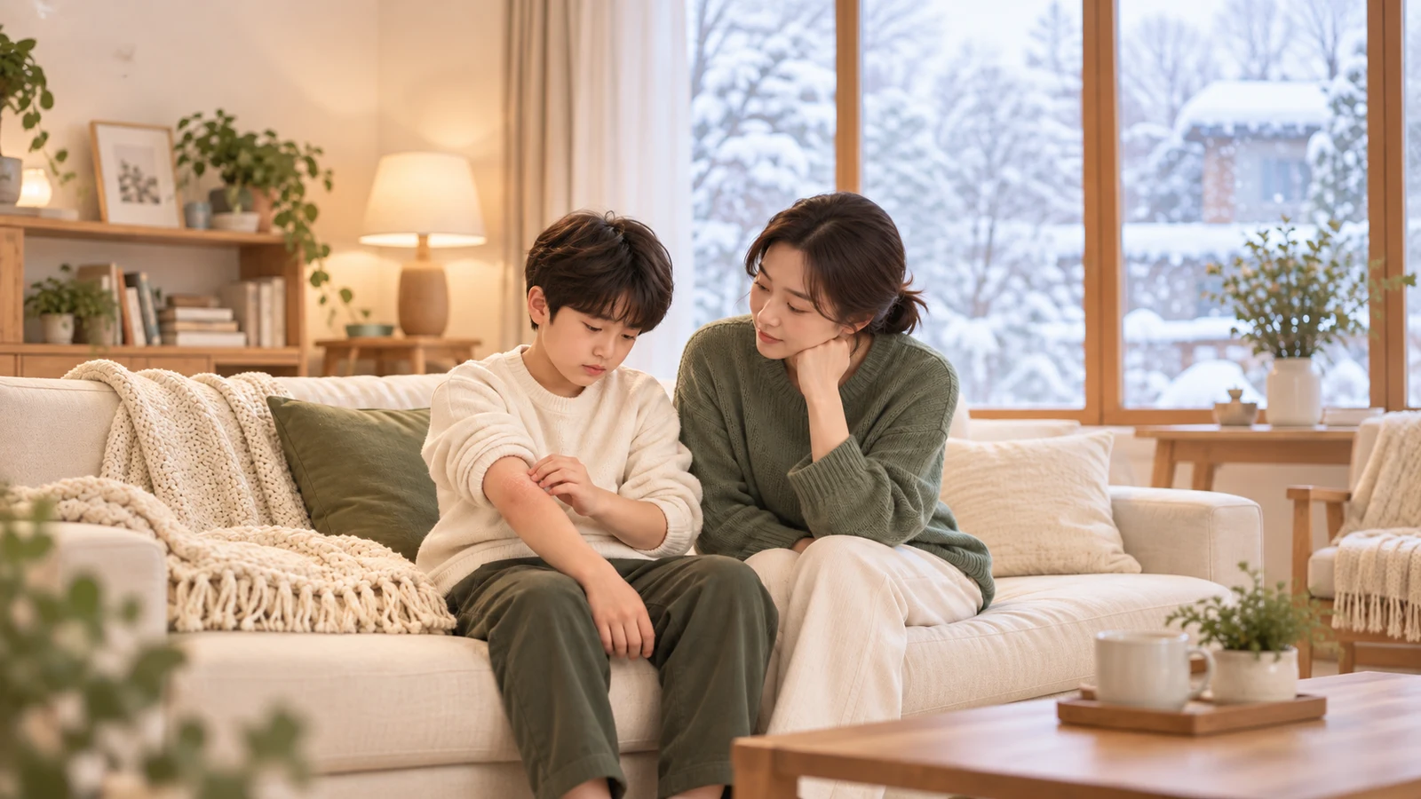 겨울만 되면 더 심해지는 아토피, 가려움의 악순환을 어떻게 줄일까요?｜자락생기요법과 연령에 따른 한의원 치료